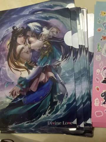 水帝&缔默文件夹(天津快闪店满赠)-默水玲珑附赠周边