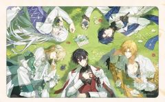 全员桌垫-若梦熄系列躺在草地上