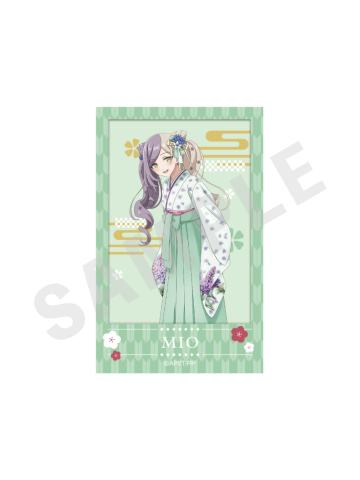 东坂未央B写真卡-新年快闪店袴ver.