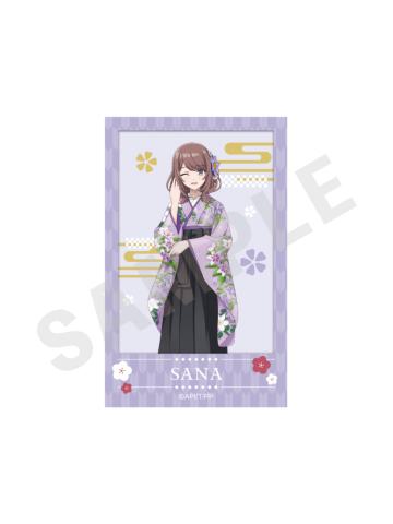 紫藤莎娜B写真卡-新年快闪店袴ver.