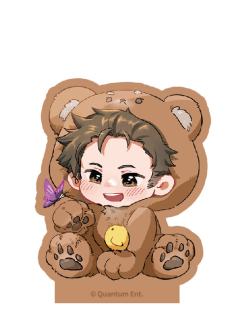 王胖子亚克力冰箱贴-小兽仔系列