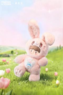 郁金香兔兔搪胶毛绒公仔-资料图