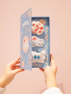 毛绒发夹胸针礼盒套装-资料图