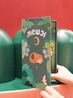 绿色{猫岛森林}发饰礼盒-资料图