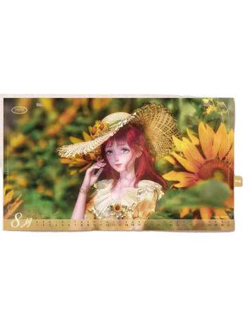 日历内页8月-2026新年 暖映祥瑞系列