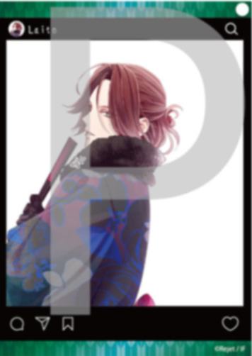 逆卷礼人银色珠链照片挂件-万紫千红系列