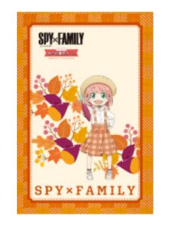 阿尼亚·福杰1特典明信片-甜品天堂联动系列