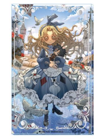 小女孩-仙境漫游系列亚克力流沙摆件