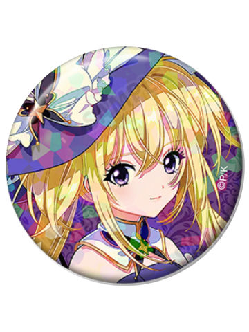 月咏歌呗1(碎玻璃款)-木澄玲生联动快闪魔法少女&魔法使ver.吧唧