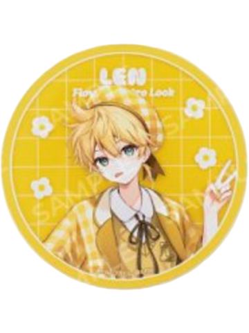 镜音连-复古花漾快闪杯垫