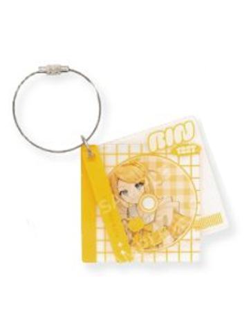 镜音铃-复古花漾快闪CD挂件