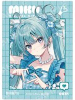 初音未来-复古花漾快闪贴纸