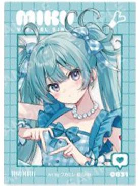 初音未来-复古花漾快闪贴纸