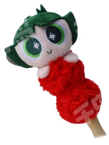 毛毛-冰糖葫芦毛绒玩具包包挂饰钥匙扣