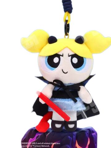 泡泡-黑魔法装扮毛绒玩具背包挂饰