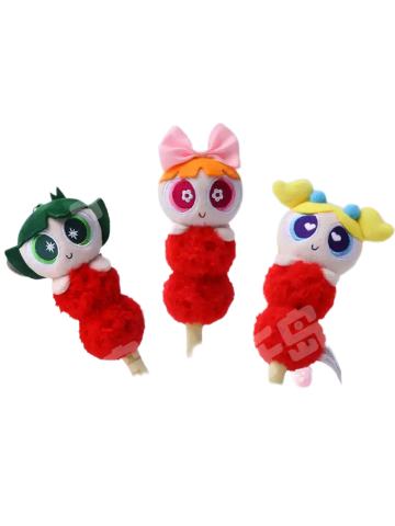 冰糖葫芦毛绒玩具包包挂饰钥匙扣