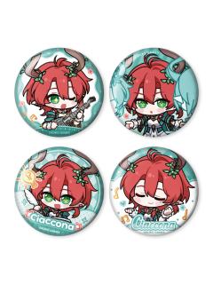 夏空迷你徽章套组-表情包系列