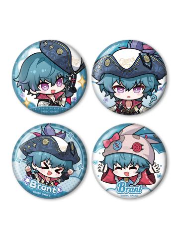 布兰特迷你徽章套组-表情包系列