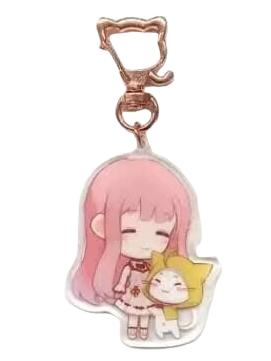 暖暖&大喵-亚克力钥匙扣