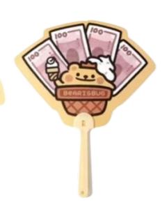 小熊虫联名扇子