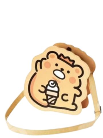 小熊虫帆布背包