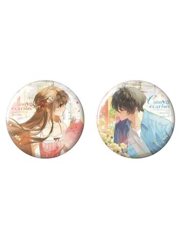 棉花糖马口铁徽章套组-广播剧第一期系列周边