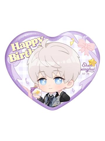 Q版马口铁徽章-沈星回2025生日周边