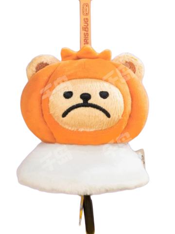 小熊虫南瓜怪毛绒钥匙扣套