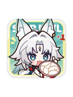 飞霄AQ版表情包马口铁徽章-美味齐享系列