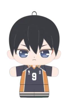 影山飞雄-站姿迷你Q版队服毛绒玩偶