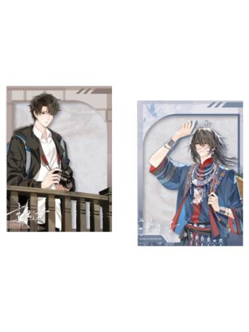 沈见青&李遇泽(亚克力透卡套组)-风动系列