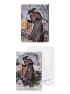 赵声阁&陈挽(磁吸亚克力砖套组)-街雨拥抱系列