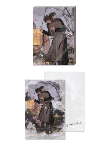 赵声阁&陈挽(磁吸亚克力砖套组)-街雨拥抱系列