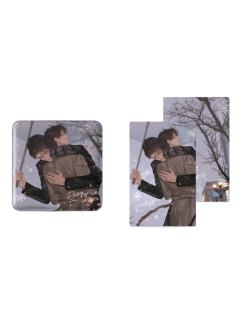 赵声阁&陈挽(徽章小卡套组)-街雨拥抱系列