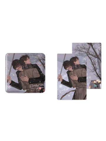 赵声阁&陈挽(徽章小卡套组)-街雨拥抱系列