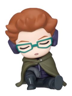 古寺章平扭蛋摆件-三轮队肩靠肩系列