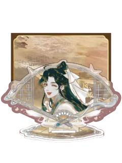 风师娘娘摆件-扇上生花系列