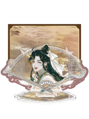 风师娘娘摆件-扇上生花系列