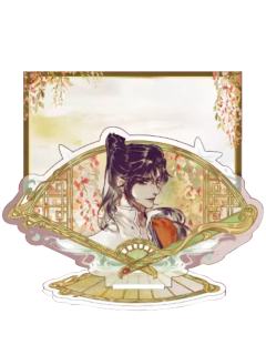 花城(春日寻花)摆件-扇上生花系列