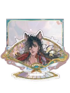 花城(月照疆影)摆件-扇上生花系列