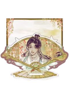 谢怜(春日寻花)摆件-扇上生花系列