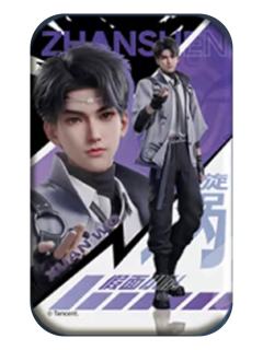 漩涡金属徽章-黯夜守望假面小队系列