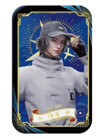 月鬼(隐藏款)金属徽章-黯夜守望假面小队系列