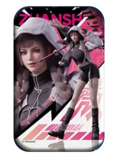 蔷薇金属徽章-黯夜守望假面小队系列