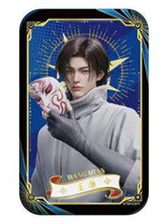 王面(隐藏款)金属徽章-黯夜守望假面小队系列