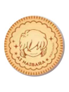 灰原哀饼干造型徽章-广博M28食玩系列