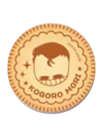 毛利小五郎饼干造型徽章-广博M28食玩系列