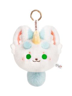 皮皮毛绒团子挂件