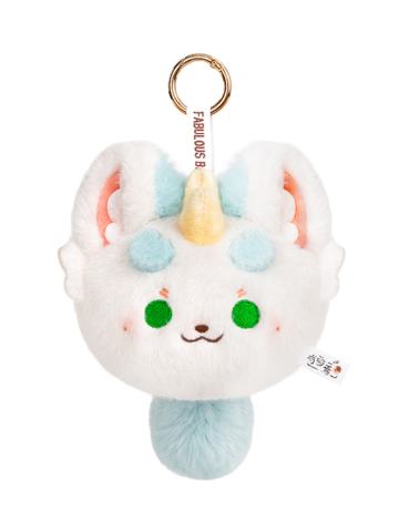 皮皮毛绒团子挂件