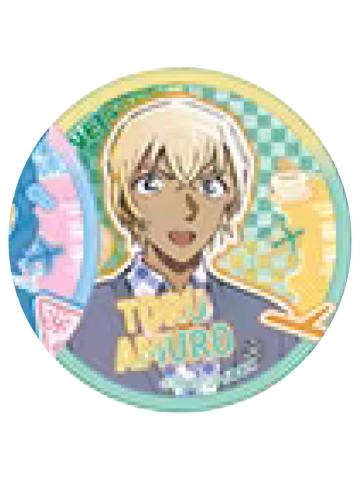 安室透75mm直径双闪徽章-广博M28食玩系列